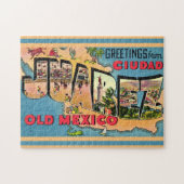 Juarez Mexico Greeting Puzzle (Horizontal)