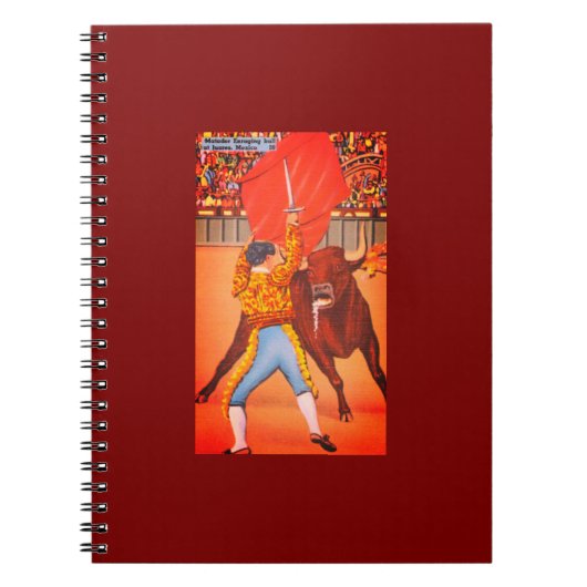 Juarez, MX Matadorias Kap mit Ladung Bull Notizblock (Vorderseite)