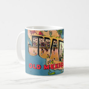 Juarez Old Mexico Postkarten-Tasse Kaffeetasse