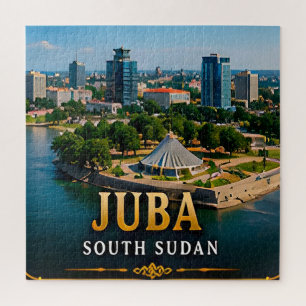 Juba Weißer Nil und südsudanesisches Erbe Puzzle