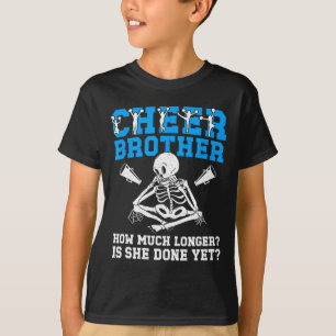 Jubel Brudi Lustiger Cheerleading Bruder Cheer Bru T-Shirt