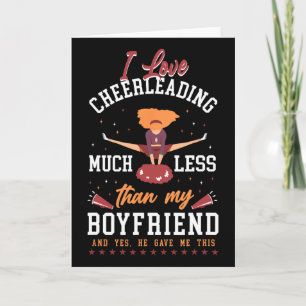 Jubel Cheerleader Freund Ich liebe Cheerleading M Karte