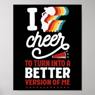 Jubel Cheerleading I Cheer Um Mich Zu Einem Besser Poster