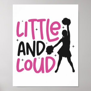 Jubel Cheerleading Klein Und Laut  Poster