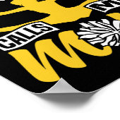 Jubel Cheerleading Mama Mutter Mein Lieblings-Chee Poster (Ecke)