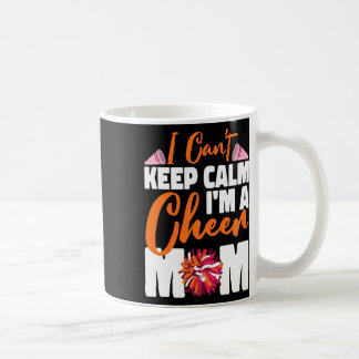 Jubel Cheerleading-Mutter Ich kann nicht ruhig ble Kaffeetasse