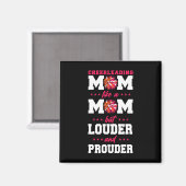 Jubel Cheerleading-Mutter Mutter Cheerleading-Mama Magnet (Vorderseite/Rückseite)