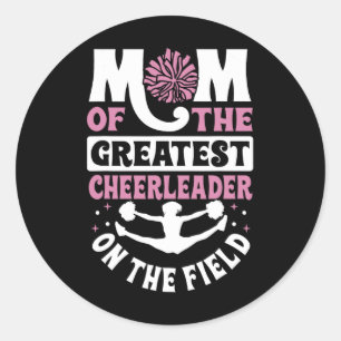 Jubel Cheerleading-Mutter Mutter Mutter Des Größte Runder Aufkleber
