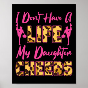 Jubel Cheerleading Mutter Vater Vater Mutter Tocht Poster