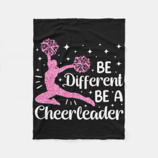 Jubel Cheerleading Sei anders Sei ein Cheerleader Fleecedecke