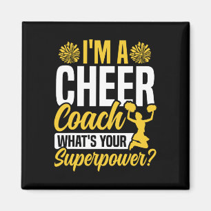 Jubel Cheerleading-Trainer Ich bin ein Cheer-Train Magnet