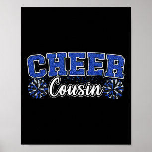 Jubel Cousin Blue mein Lieblingscheerleader nennt Poster