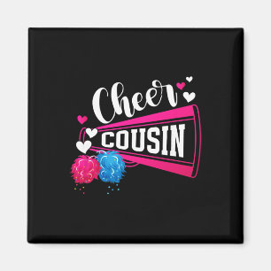 Jubel Cousin Cheerleading Cousin Eines Cheerleader Magnet
