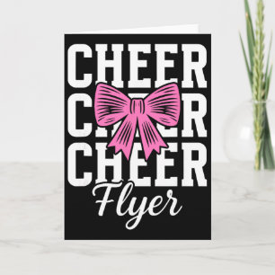 Jubel Flyer Kokette Cheerleading Flyer Karte