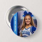 Jubel-Foto-Button Cheerleader-Team-Geist-Button Button (Vorne & Hinten)