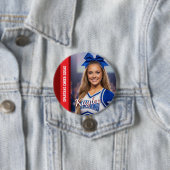 Jubel-Foto-Button Cheerleader-Team-Geist-Button Button (Beispiel)