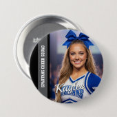 Jubel-Foto-Button Cheerleader-Teamgeist-Button Button (Vorne & Hinten)