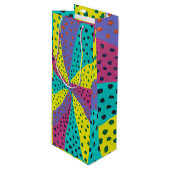 Jubel Geschenktüte Für Weinflaschen (Vorderseite Schrägansicht)