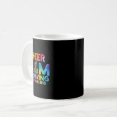 Jubel-Mama übersteht Wettkampf-Wochenende Cheerlea Kaffeetasse (Vorderseite Links)