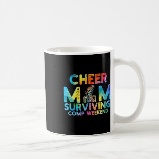 Jubel-Mama übersteht Wettkampf-Wochenende Cheerlea Kaffeetasse (Rechts)