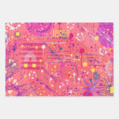 Jubel: Maximalistische Kunst Geschenkpapier Set (Vorderseite 3)