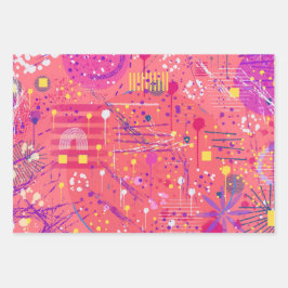 Jubel: Maximalistische Kunst Geschenkpapier Set