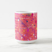Jubel: Maximalistische Kunst Kaffeetasse (Mittel)