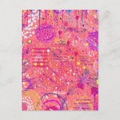 Jubel: Maximalistische Kunst Postkarte (Vorderseite)