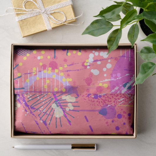 Jubel: Maximalistische Kunst Seidenpapier (Geschenk)