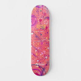 Jubel: Maximalistische Kunst Skateboard