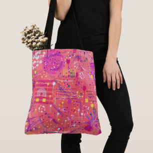 Jubel: Maximalistische Kunst Tasche