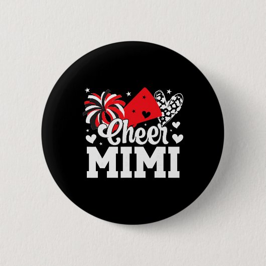 Jubel Mimi von einer Cheerleaderin Mimi Cheerleadi Button (Vorderseite)