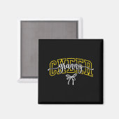Jubel Oma Cheerleading Großmutter High School Schw Magnet (Vorderseite/Rückseite)