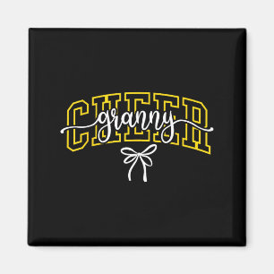Jubel Oma Cheerleading Großmutter High School Schw Magnet