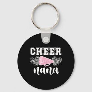 Jubel-Oma Herzen Oma Großmutter eines Cheerleaders Schlüsselanhänger