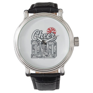 Jubel Papa Camo Pom Vintage Vektor Design_1 Armbanduhr