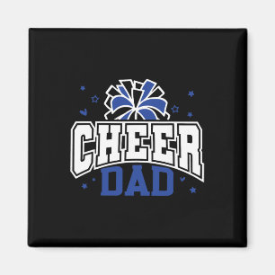 Jubel Papa Cheerleader Cheerleading Spieltag Vater Magnet