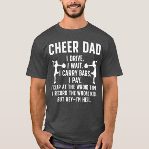 Jubel Papa Cheerleading Papa eines Cheerleader Vat T-Shirt