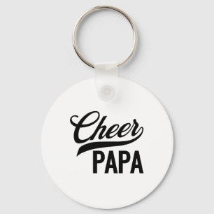 Jubel Papa Cheerleading passende Familie Schlüsselanhänger