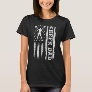 Jubel Papa Für Männer Cheerleader Papa Amerikanis T-Shirt