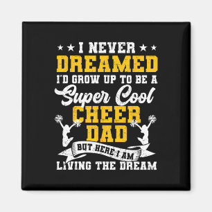 Jubel Papa Lustiger Cheerleader Papa Cheerleading  Magnet