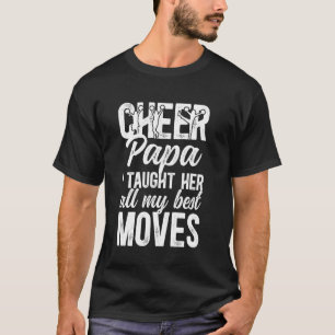 Jubel Papa Opa Stolz Papa Einer Cheerleaderin Papa T-Shirt