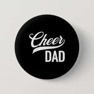 Jubel Papa Rot-Weiß Cheerleading passende Paare Button