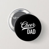 Jubel Papa Rot-Weiß Cheerleading passende Paare Button (Vorne & Hinten)