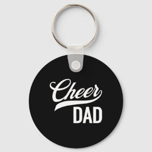 Jubel Papa Rot-Weiß Cheerleading passende Paare Schlüsselanhänger