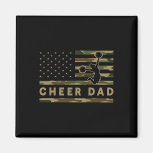 Jubel Papa Tarnung Amerikanische Flagge Cheerleade Magnet