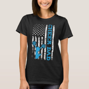 Jubel Papa USA Amerikanische Flagge Cheerleader Pa T-Shirt
