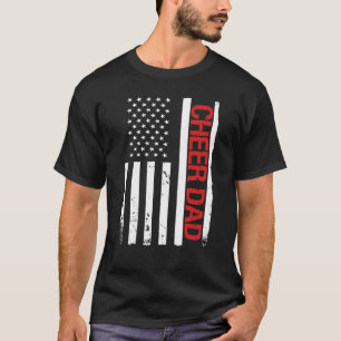 Jubel Papa USA Amerikanische Flagge Cheerleading T-Shirt