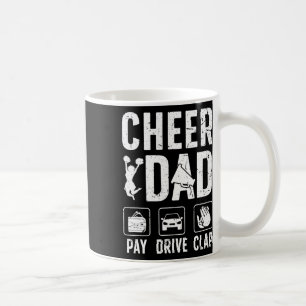 Jubel Papa Zahl Fahrt Klatschen Papa Eines Cheerle Kaffeetasse