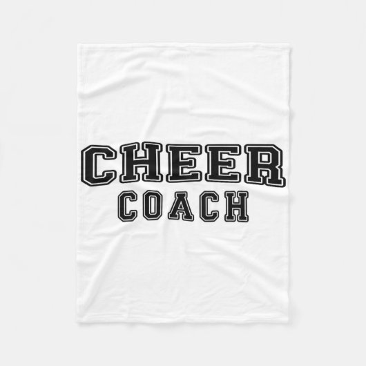 Jubel-Trainer Cheerleading-Trainer _2 Fleecedecke (Vorderseite)